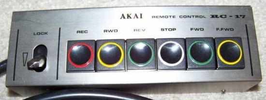 Akai Wireless Remote adapter RC-90 for AKAI GX747 GX646 GX77 RC-21 